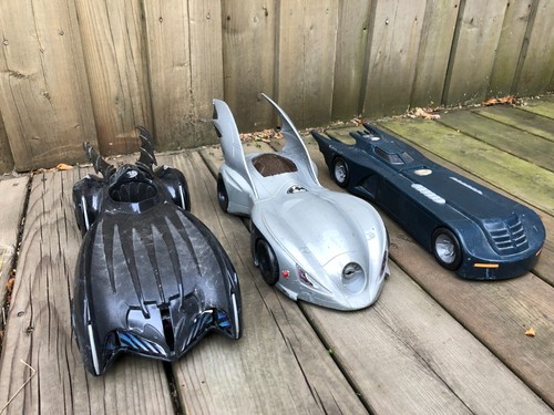 LOT OF 5 Vintage 1990s DC Batman Batmobile Toy Cars - Picture 4 of 16