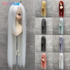Yutotue Dolls Straight Hair with Long Bangs Wigs for 1/3 1/4 1/6 BJD SD Doll DIY