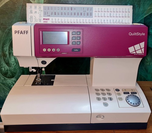 Pfaff Quilt Style 2042 mit IDTsystem Freiarm-flachbett Nähmaschine Top-Zustand - Bild 5 von 13