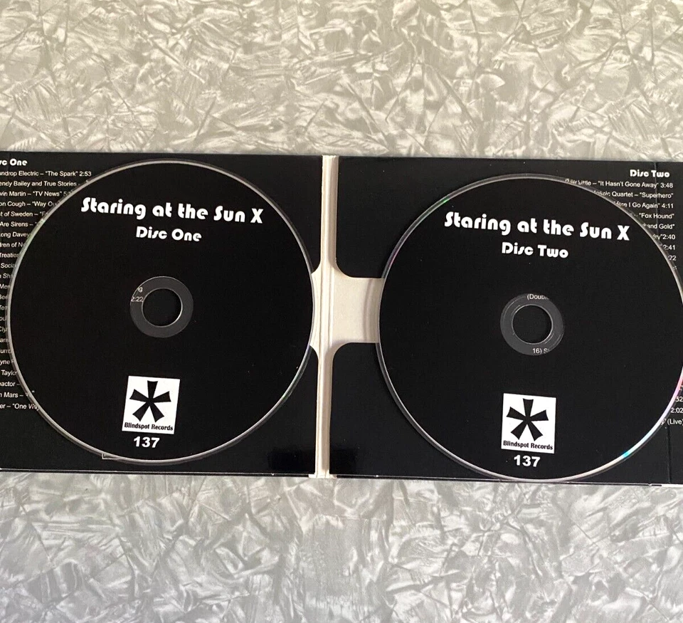 Staring At The Sun X 2-disc CD Set Blindspot Bart Mendoza San Diego Indie Mod Foto 3 de 4