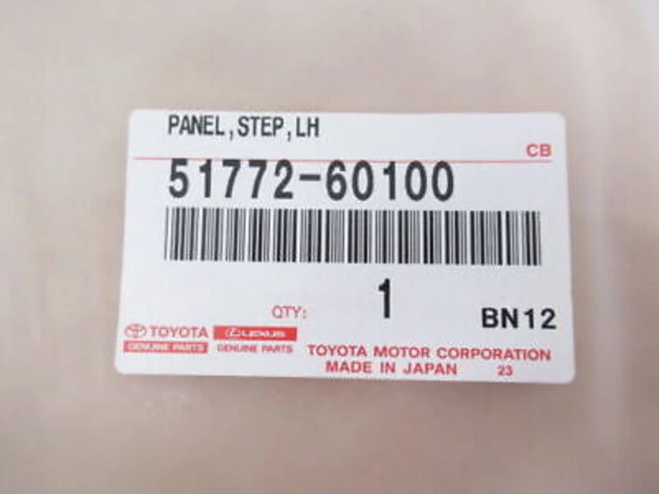 Escalón estribo lateral izquierdo Toyota Lexus genuino OEM GX470 03-09  Foto 4 de 4