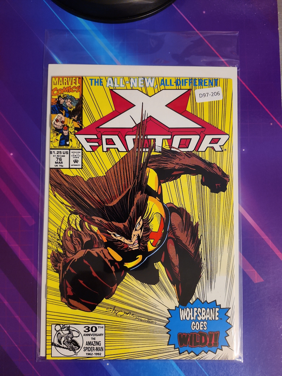 X-FACTOR #76 VOL. 1 8.0 MARVEL COMIC BOOK D97-206