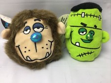 Silly Slammers-Frankenstein-Stitches  Werewolf Harold Beanie Plushes -Halloween