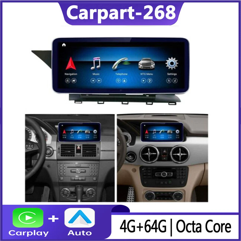 Touch Screen Car Radio for Mercedes Benz GLK Class GLK250 GLK300 GLK350 2009-15 - Изображение 2 из 4