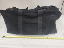 Super Salty Duffle Bag Black Cotton