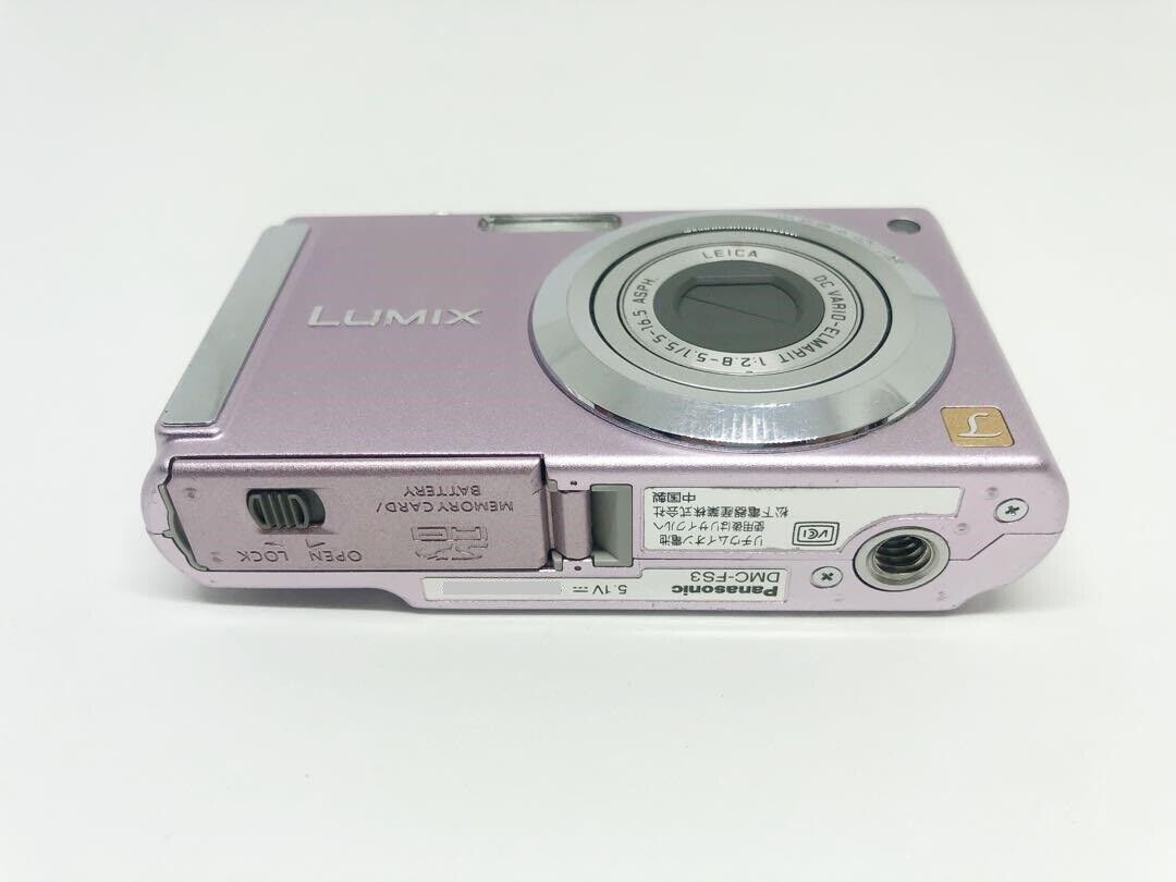Panasonic LUMIX DMC-FS3 Pink Camera Basic Functionality Panasonic LUMIX DMC-FS3 Pink Camera Basic Functionality