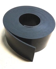 Neoprene Sheet Rubber Solid Flex Strip 1/8" Thick x 6" W x 25 Foot Roll  60 Duro