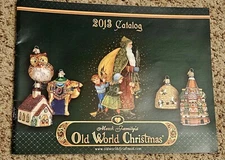Merck Family's Old Worlk Christmas 2013 Catalog Glass Ornaments Pricelist