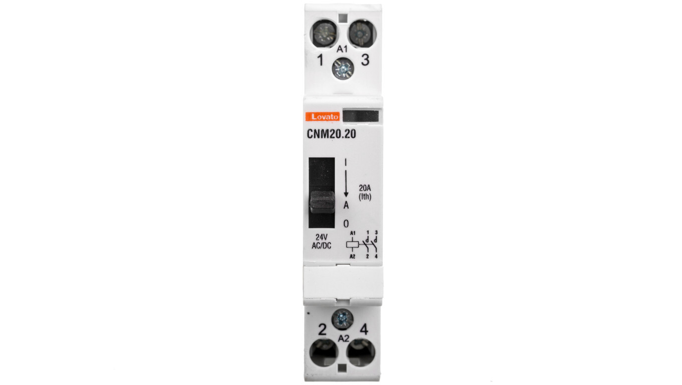 Modular contactor with lever 20A 2Z 0R 24V AC / DC CNM2020024 /T2UK