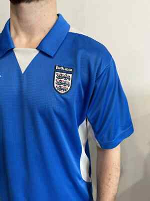 VINTAGE NATIONAL TEAM ENGLAND 2000s TRAINING UMBRO JERSEY