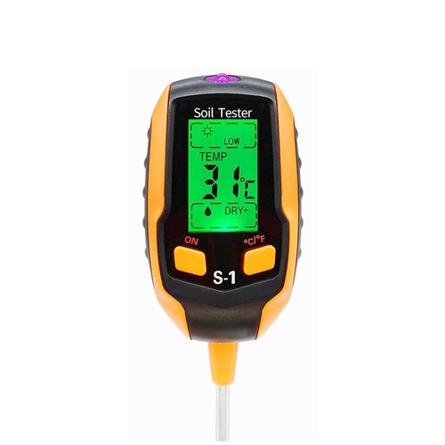 Soil PH Tester 4/5 In 1 Digital Moisture Light Test Meter Analyzer Plant Garden - Picture 21 of 22