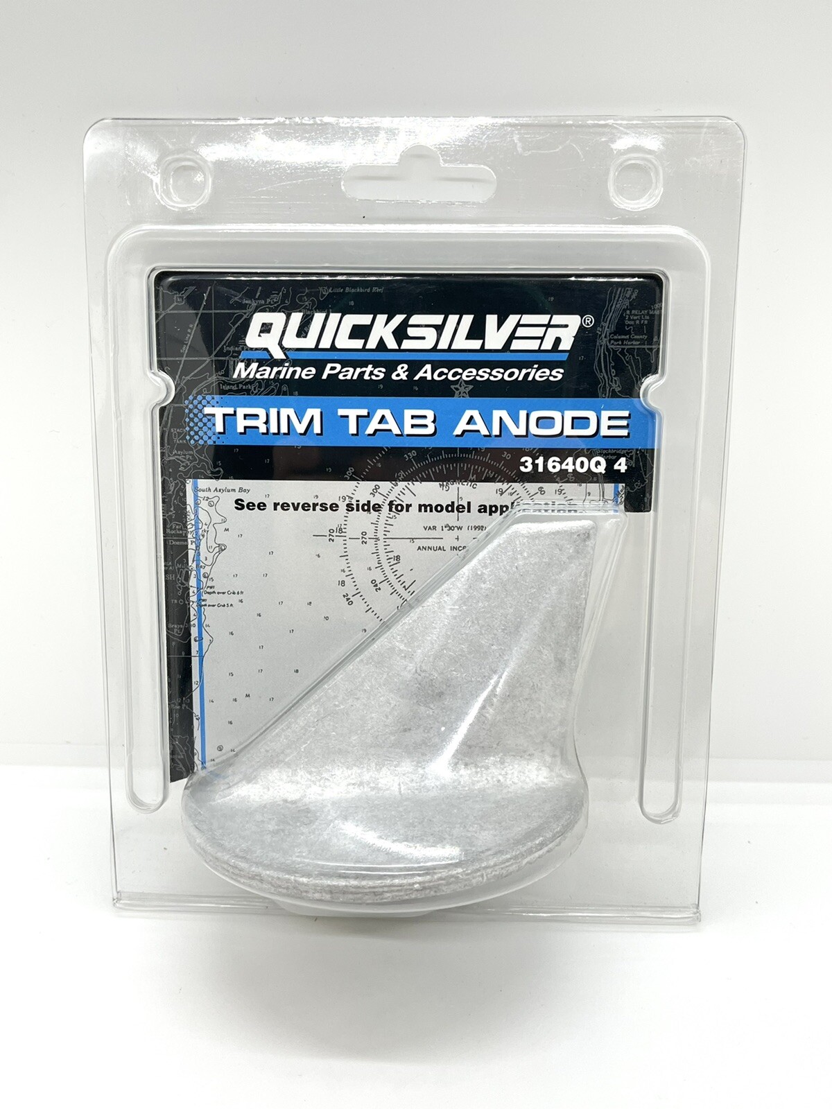Mercury/Mariner Quicksilver Outboard Trim Tab Anode 35hp + (31640Q4)