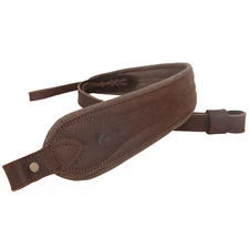 Vintage Leather Rifle Shoulder Belt Shooting Canvas Shotgun Sling Straps Durable