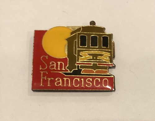 San Francisco Cable Car Metal Fridge Magnet DW3