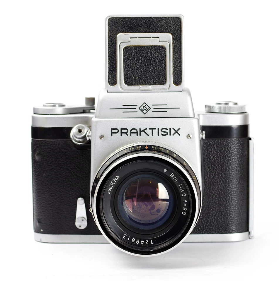 PRAKTISIX KW Medium Format SLR + Lente Aus Jena Biometar 2.8/80mm No.11205 •• Foto 2 de 4
