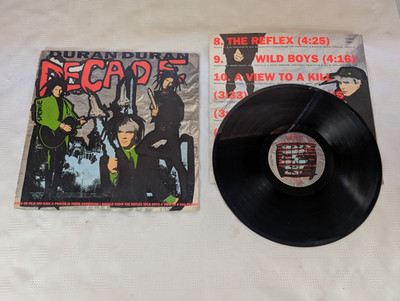 Duran Duran Decade 1989 1st Press Greatest Hits LP Vinyl Record Capitol C1-93178