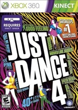 Just Dance 4 For Xbox 360 Music Kinect Very Good 9E