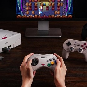 8BitDo Saturn Bluetooth Receiver for Sega Saturn Controllers Wireless Gaming