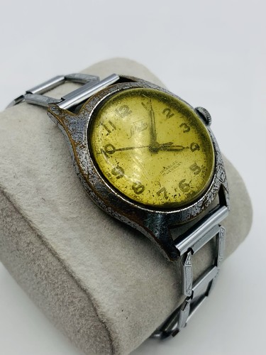 Vintage WW2 Swiss Made Libela 17 Jewels incabloc Military Watch - Bild 6 von 13
