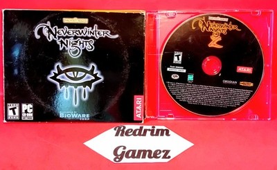Neverwinter Nights w/Neverwinter Nights 2 Windows PC CD-Rom Video Games Atari