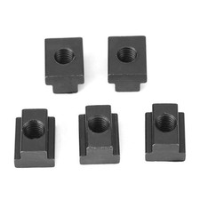  M10 5 Pcs Black Oxide Finish T Slot Nuts M8/10 Threads Fit Into T Slots