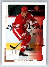2000-01 Upper Deck MVP #71 Darren McCarty Detroit Red Wings