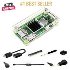 Raspberry Pi Zero Case Kit – Heatsink, HDMI, OTG, Power Switch, Clear