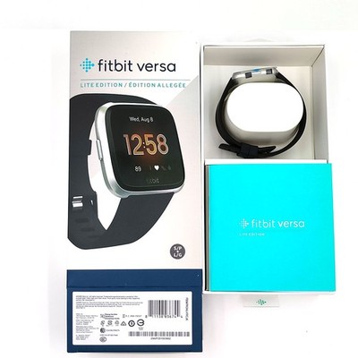 NEW Fitbit Versa lite Smartwatch Wearable Yoga Timer Montion Tracker S&L Sizes