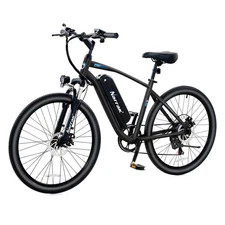 Narrak Electric Mountain Bike 26" Tire Peak Power374WH Removable Battery 7 Gears