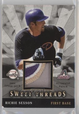 2004 Upper Deck Sweet Spot Threads /85 Richie Sexson #STS-RS Patch 1u6