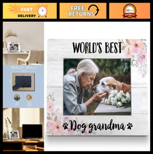 Dog Grandma Photo Frame 8x10 - Perfect Gift for Dog Lovers  Grandmas, Mother's