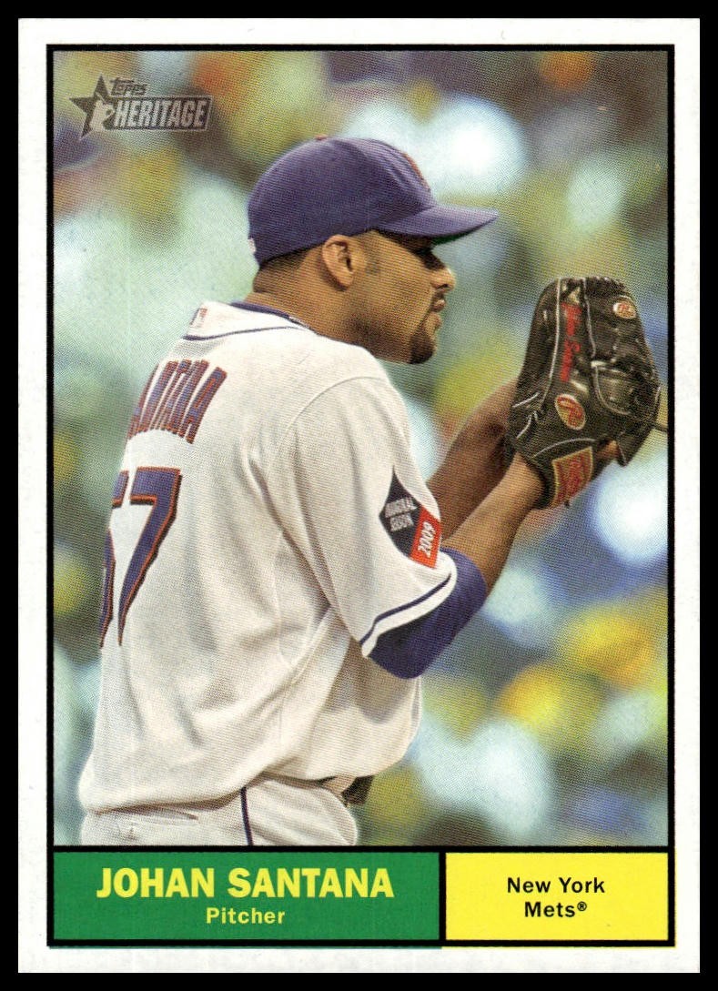 2010 Topps Heritage Johan Santana #231
