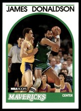 1989-90 Hoops James Donaldson Dallas Mavericks #189