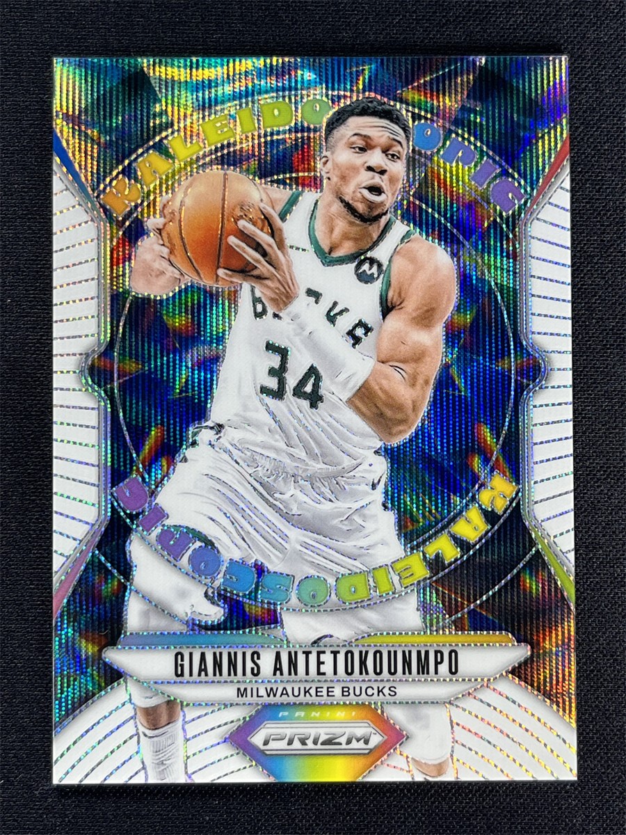 2024-25 Panini Prizm Giannis Antetokounmpo #11 White Wave Kaleidoscopic /20
