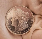 *1881 S* Morgan Dollar $1 - Gem BU+ MS+ STRONG DMPL DPL CAMEO Fields!! PQ+ #173