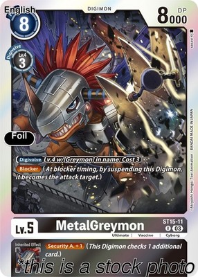 MetalGreymon [ST-15 - ST15-11 R] Rare NM