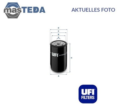 2432300 KRAFTSTOFFFILTER UFI FÜR IRISBUS CREALIS,ARWAY,CROSSWAY,MAGELYS,CITELIS