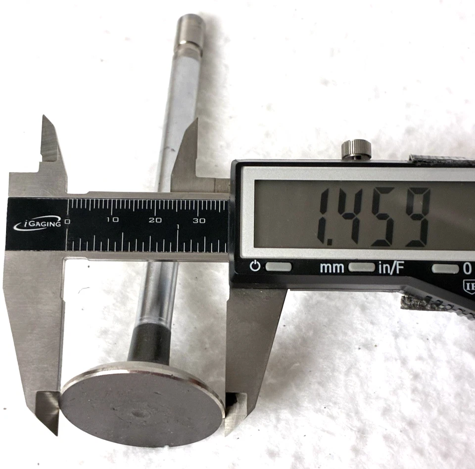 VÁLVULA DE ESCAPE FORD SMALL BLOCK STOCK 1.46" 302 351W ENGINETECH V1771N 5.0 5.8L++ Foto 2 de 4