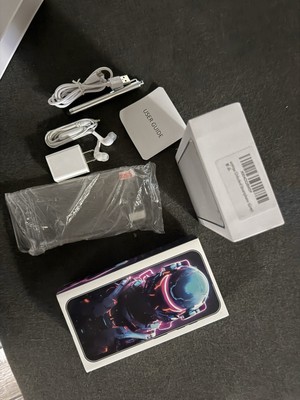 Gray  I16 Pro Max Unlocked Android Smartphone 8GB+256GB - Open Box