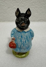 Vtg Beatrix Potter  Pig-Wig Figurine F Warne & Co. Beswick England 4" Tall