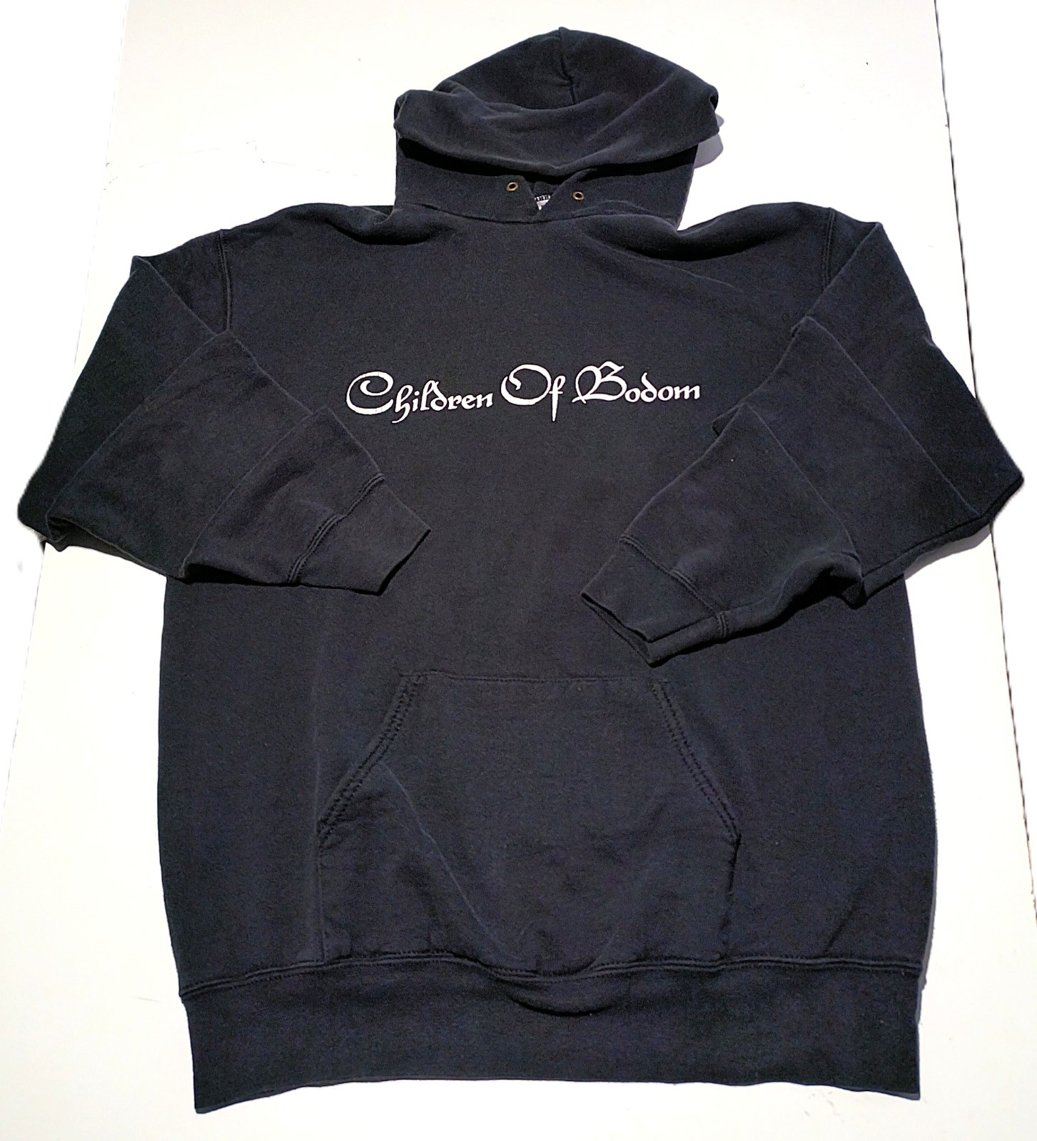 Children Of Bodom Hoodie XL Black Fruit Of The Loom Vintage Metal Band Hoodie VG