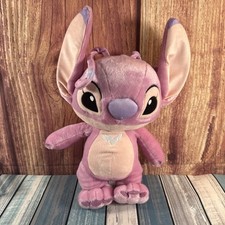 Disney Baby Angel Jumbo Plush Toy Lilo  Stitch 25" Crinkle Feet Stuffed Animal