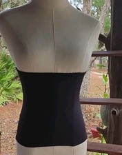 Cupid Black Waist Corset Trainer Shaper Cincher Size Large