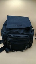 Madden NYC Women's Flap Backpack Jet Black