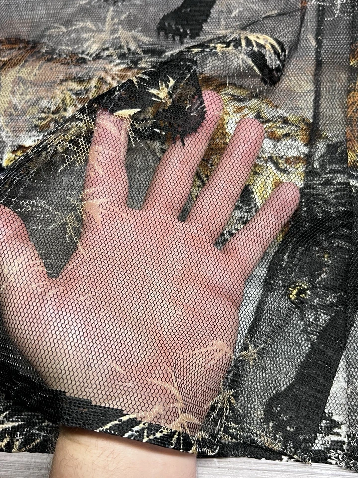 Camisa De Colección Canopy Malla Transparente Para Hombre L Todo Tigre Safari Estampado Animal Rara Foto 4 de 4