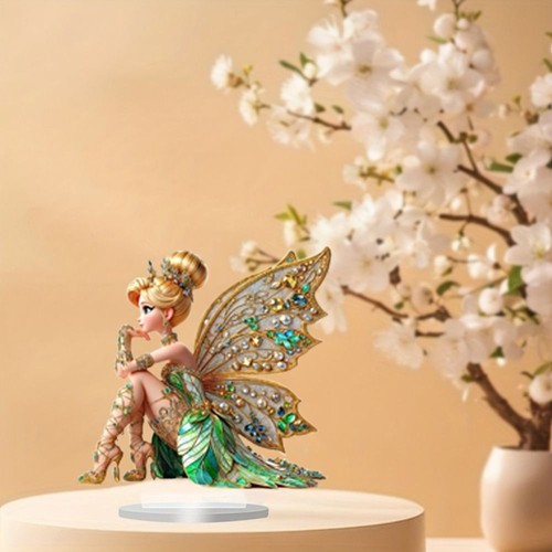 2D Flat Fairy Figurine Waterproof Desktop Ornament Desktop Decoration - Picture 6 of 10