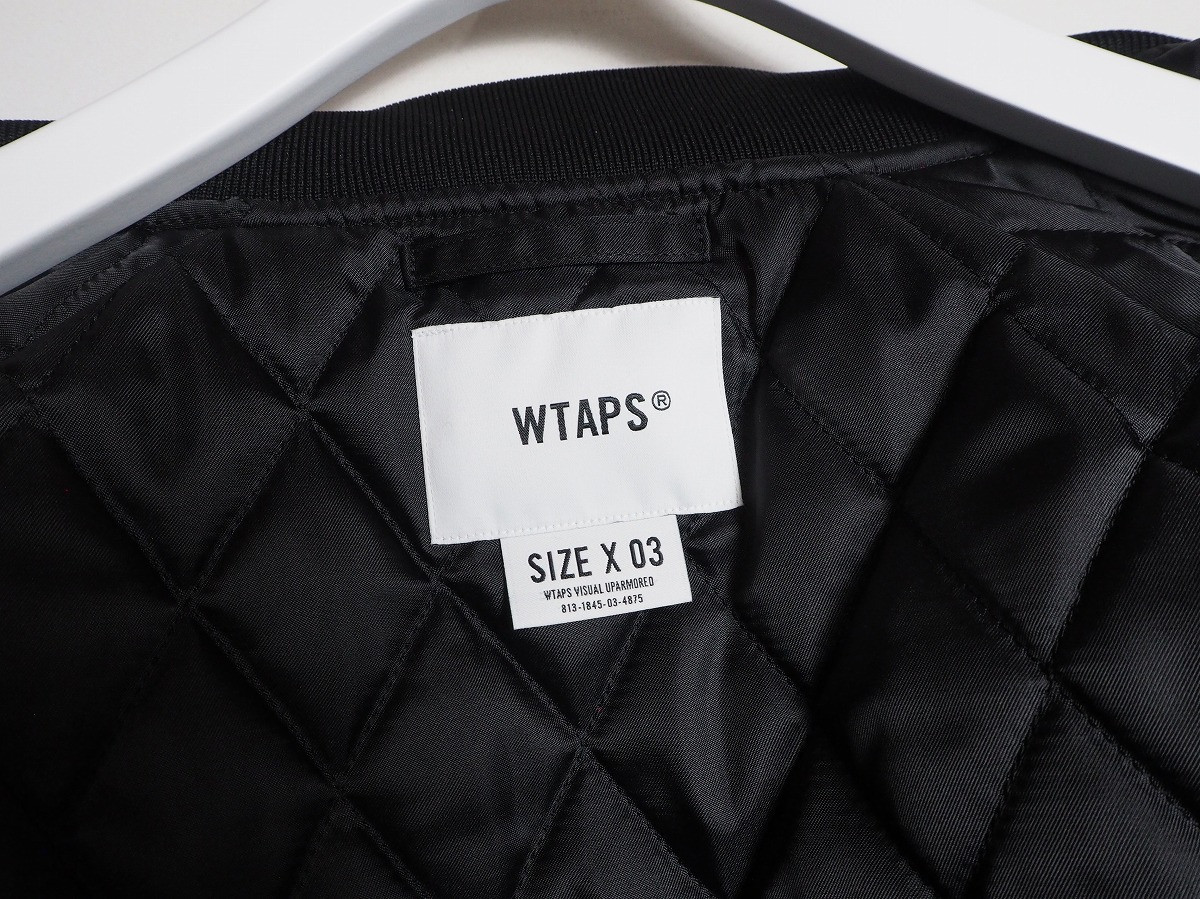 WTAPS Team Jacket 24AW Nylon Twill Black Size 03 242TQDT WTAPS Team Jacket 24AW Nylon Twill Black Size 03 242TQDT