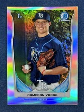 2014 Bowman Chrome Refractor #CDP57 Cameron Varga Tampa Bay Rays