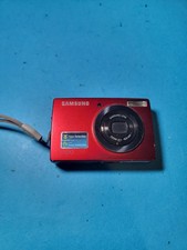 Samsung L100 Red Digital Camera 8.2MP Face Detection 3x Zoom