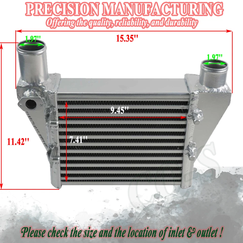 Front Intercooler For 1997-01 Audi A4 Quattro ,1998-00 Volkswagen Passat 1.8L l4 Foto 2 de 4